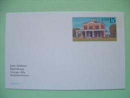 USA 1989 - Stationery Stamped Postal Card - Unused - 15c - Jane Adams Hull House Chicago - 1981-00