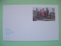 USA 1991 - Stationery Stamped Postal Card - Unused - 19c - Waller Hall - Salem - 150 Anniv. - 1981-00