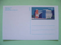 USA 1992 - Stationery Stamped View Postal Card - Unused - 19c - Washington - Holocaust Memorial Museum - 1981-00