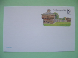 USA 1993 - Stationery Stamped Postal Card - Unused - 19c - Fort Recovery - Ohio - 1981-00