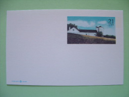 USA 2000 - Stationery Stamped Postal Card - Unused - 21c - Farm - 1981-00