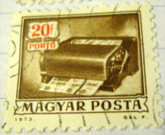 Hungary 1973 Postage Due 20f - Used - Postage Due