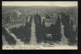 Paris 17e 155 Panorama Pris De L'Arc De Triomphe Sur Les Avenues Carnot Et Mac Mahon MR - Distrito: 17