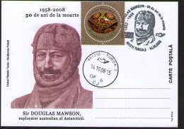 Sir Douglas Mawson - 50 Years Of Death.  Turda 2008. - Polar Explorers & Famous People