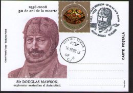 Sir Douglas Mawson - 50 Years Of Death.  Turda 2008. - Polarforscher & Promis