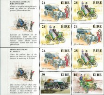 ER0020 Ireland 1989 Car 2S/S(4) MNH - Unused Stamps