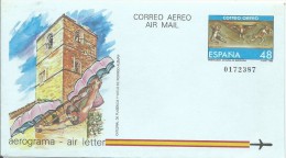 ESPAÑA - AEROGRAMAS 211 ** MNH AÑO 1985 - VUELOS. RODRIGO ALEMAN. Año Completo 1986. EMISION 21/10/86 - Nuevos