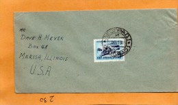 Yugoslavia 1953 Cover Mailed To USA - Briefe U. Dokumente