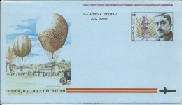ESPAÑA - AEROGRAMAS 215 ** MNH - EMILIO HERRERA LINARES  - INGENIERO MILITAR Año Completo 1990 - Unused Stamps