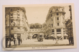 Postcard Italy -Rome/ Roma - Tunnel Del Quirinale/ Old Tram And Carriage  - Edited G. Di Veroli - Uncirculated - Trasporti