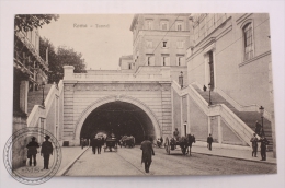 Postcard Italy -Rome/ Roma - Tunnel/ Tram Lines And Old Carriages - Edited Brunner & C. - Uncirculated - Transport