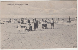 Groet Uit Noordwijk A. Zee (1917)  - Strand , Badmode - Zuid-Holland / Nederland - Noordwijk (aan Zee)