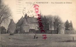 19 - POMPADOUR - VUE D' ENSEMBLE DU CHATEAU  N° 3 - Arnac Pompadour