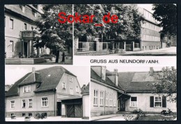 AK Neundorf / Anhalt / Stadt Staßfurt 1988, Kinderkrippe, Arztpraxis, Lehrlingsheim, Sachsen-Anhalt - Stassfurt