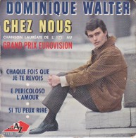 Disque - 45 Tours -Dominique Walter - 4 Chansons - Chez Nous -chaque Fois Que Je Te Revois - Recto Verso - - 78 T - Disques Pour Gramophone