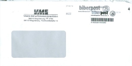 BRD Magdeburg Privatpost 2014 Stempel + Label Biberpost Verband Der Metall- Und Elektroindustrie Sachsen-Anhalt - Posta Privata & Locale