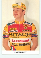Paul BEIRNAERT . Equipe HITACHI BOSAL 1988 - Radsport