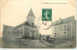 DEP 86 LA TRIMOUILLE PLACE DE L'EGLISE SAINT PIERRE - La Trimouille