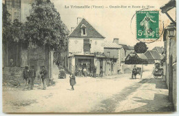 DEP 86 LA TRIMOUILLE GRANDE RUE ET ROUTE DU BLANC - La Trimouille