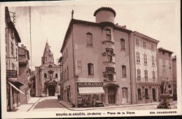 BOURG-St-ANDEOL/ PLACE De La DIANE/ COMMERCES/ ANIMATION/PHOTO CARTE/ Réference 4312 - Bourg-Saint-Andéol