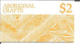 AUSTRALIEN - Heftchen/ Native Art Booklet With 6 Stamps - Postzegelboekjes