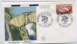 FDC--1969--Enveloppe--Le Barrage De VOUGLANS--39--illustration ---Vouglans-39 - 1960-1969