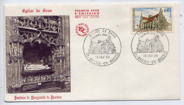 FDC--1969--Enveloppe--01--Eglise De BROU-----Bourg En Bresse--01 - 1960-1969