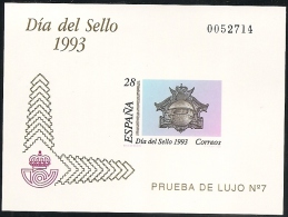 1993-PRUEBA Nº 28-DIA DEL SELLO.BUZÓN-NUEVO - Proofs & Reprints