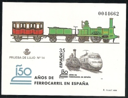 1998-PRUEBA Nº 67-150 AÑOS DE FERROCARRIL EN ESPAÑA-NUEVO - Essais & Réimpressions