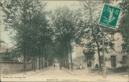 01 MONTLUEL / Avenue De La Gare / CARTE COULEUR - Montluel