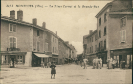 01 MONTLUEL / La Place Carnot Et La Grande Rue / - Montluel