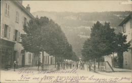 01 NANTUA / L'Avenue De La Gare Et Le Signal / - Nantua