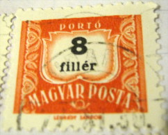 Hungary 1958 Postage Due 8f - Used - Postage Due