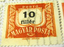 Hungary 1958 Postage Due 10f - Used - Postage Due