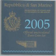 Saint Marin 2005 Coffret BU Coffret - San Marino