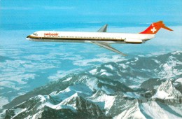 Aviation AVION  SWISSAIR  (Compagnie Aérienne Suisse)  MC DONNELL DOUGLAS MD-81*PRIX FIXE - 1946-....: Moderne