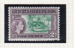 QUEEN ELIZABETH II - 1956 - Îles Gilbert Et Ellice (...-1979)