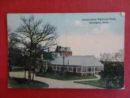 - Iowa > Davenport Conservatory Fejervary Park 1916  Cancel        Ref 1230 - Davenport