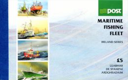 ER0108 Ireland 1991 Fishing Boats Booklet 20v MNH - Ongebruikt