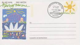 Australia 1989 A88 Sydney Harbour Scene 60c Aerogramme FDI - Aérogrammes