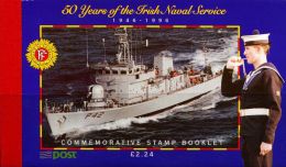 ER0118 Ireland 1996 Naval Vessel Booklet 6v MNH - Neufs