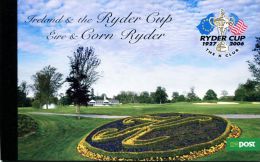 ER0142 Ireland 2005 Ryder Cup Golf Tournament Booklet 16v MNH - Nuevos