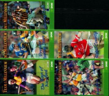 ER0150 Ireland 2000 Football Star 5booklet 10v MNH - Nuevos