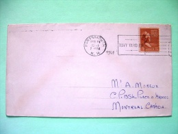 USA 1942 Small Cover New York To Worcester - Security Health Education Torch For Defense - Cartas & Documentos