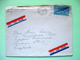 USA 1945 Cover Portsmouth To Winsted - Eagle Win The War - Cartas & Documentos