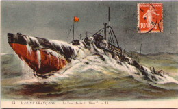 Marine Française - Le Sous-Marin "Thon" - Sous-marins