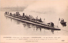 Cherbourg - 8 Juin 1912 - Le Sous Marin "Vendémiaire" Coule Apres Une Collision Avec Le "Saint-Louis" - Sous-marins