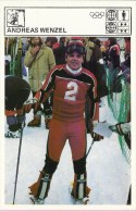 SPORT CARD No 67 - Skiing - Andreas Wenzel, 1981., Svijet Sporta, 10 X 15 Cm - Sports D'hiver