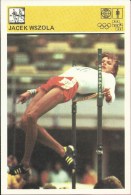 SPORT CARD No 140 - Jacek Wszola, Yugoslavia, 1981., Svijet Sporta, 10 X 15 Cm - Athlétisme