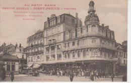 CPA - TROYES -  Au Petit Paris - Jorry Prieur - Carte Animée Avec Vue Des Commerces - Troyes